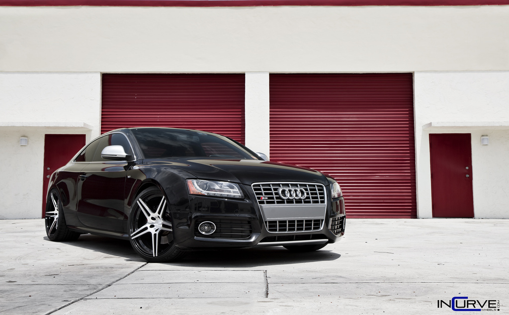 Incurve Wheels IC-S5 Machined Black on Audi S5
